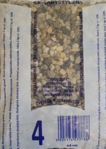 Żwirek do akwarium 2 kg 4-8 mm