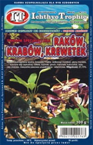 Pokarm dla specjalny dla raków, krabów i krewetek 100g